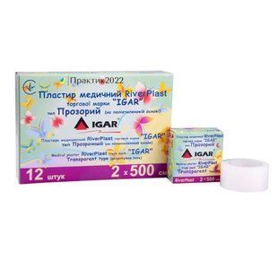 Лейкопластир медичний на поліетиленовій основі Igar River Plast тип Прозорий 2 х 500 см 1 шт Пластир 1782360970 фото