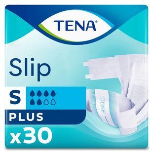 Підгузки для дорослих Tena Slip Plus Small 56-85 см 6 крапель 30 шт Підгузки великих розмірів для дорослих 1794826512 фото