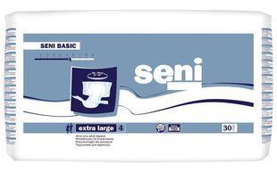 Підгузки для дорослих Seni Basic ХL 130-170 см 30 шт Дорослі дихаючі підгузки Одноразові памперси 1924354100 фото
