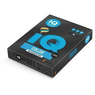 Папір кольоровий двосторонній А4 IQ Color B100 Чорний 500 аркушів 80г/м2 Чорний кольоровий папір для аплікацій 1030317 фото